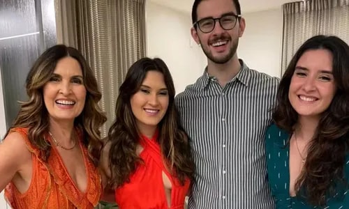 Fátima Bernardes expõe relação com os filhos após fim com Bonner