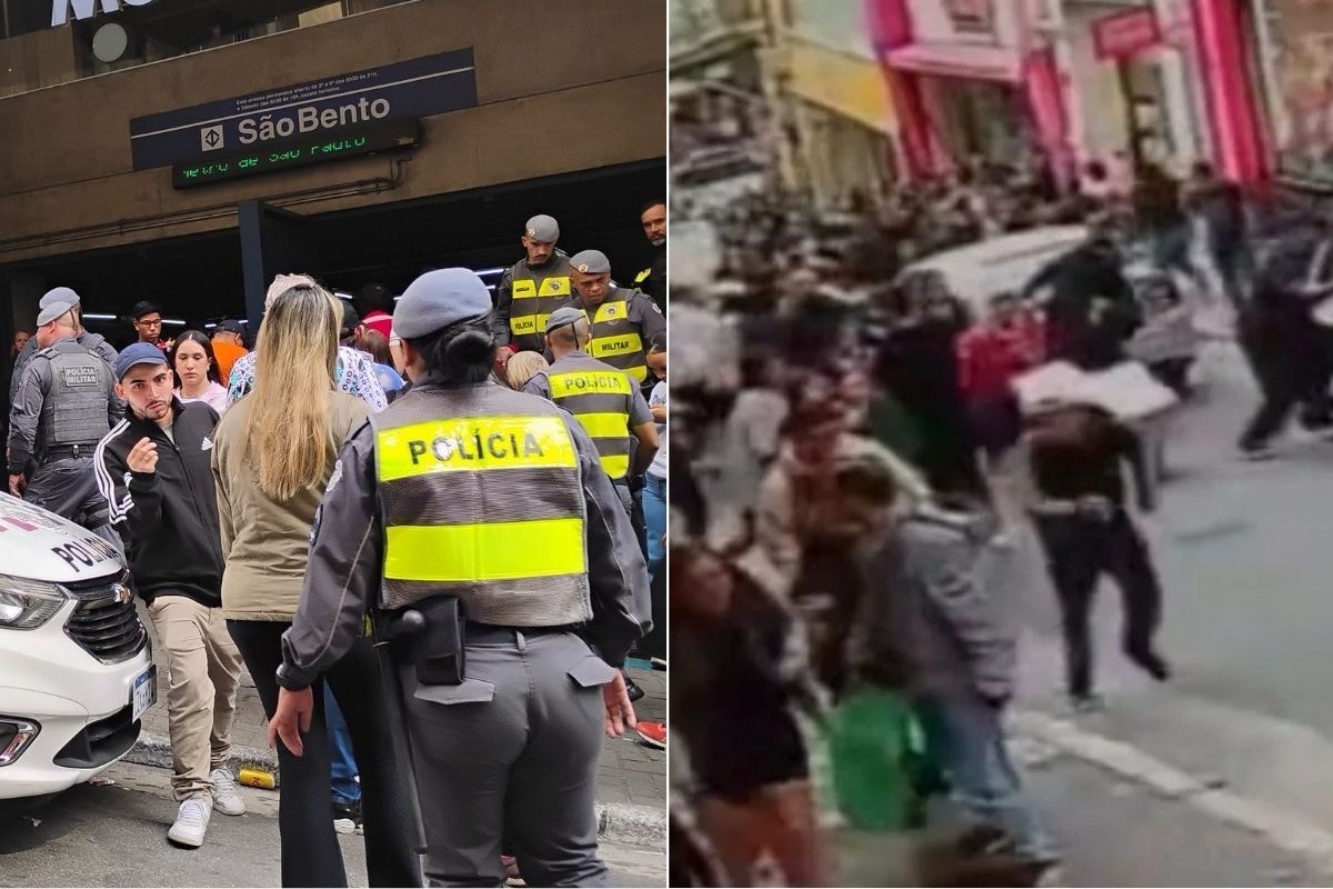 Tiros no metrô: assaltante fez “escudo humano” com passageiro baleado
