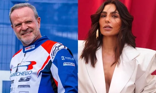 Rubinho Barrichello anuncia fim do relacionamento com Cíntia Chagas menos de um mês após assumirem o namoro