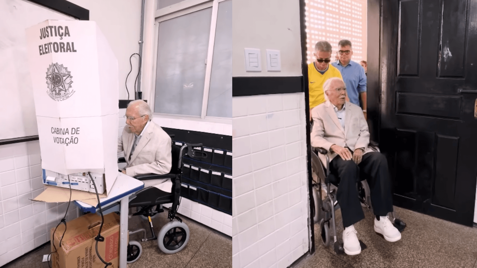 Hugo Motta e Alcolumbre visitam TSE durante 2º turno das eleições