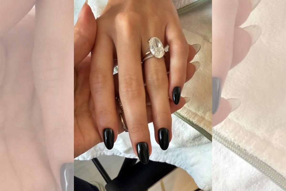 Halloween: unhas pretas de Hailey Bieber são inspiração prática e elegante