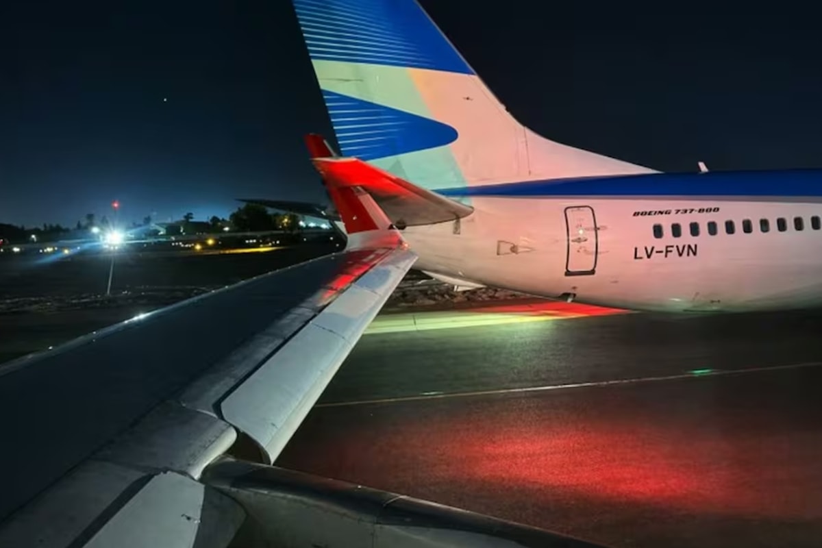 Avião que viria ao Brasil colide com aeronave em aeroporto no Chile