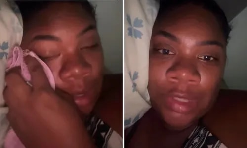 Raquel Brito chora ao revelar que não vai mostrar filho na internet