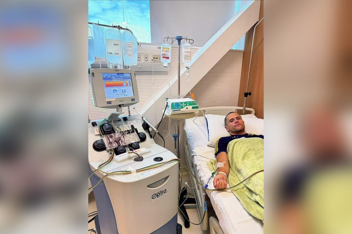 Gleidson, irmão de Cleitinho, passa por cirurgia para doar medula