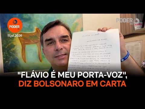 Em carta, Bolsonaro pede união em torno de Flávio após atrito com Michelle
