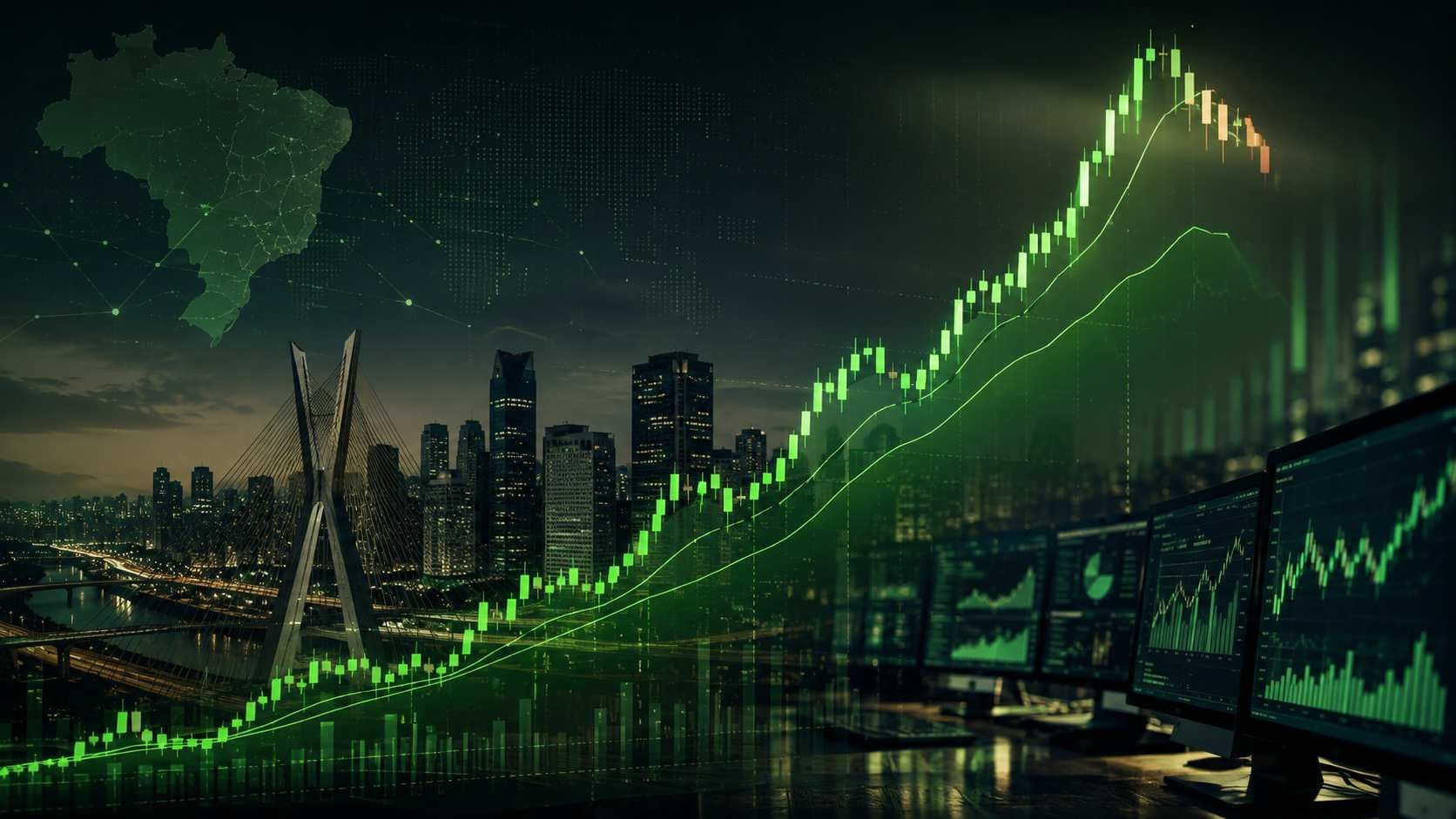 Ibovespa reduz fôlego com Vale e Petrobras após rondar 189 mil pontos