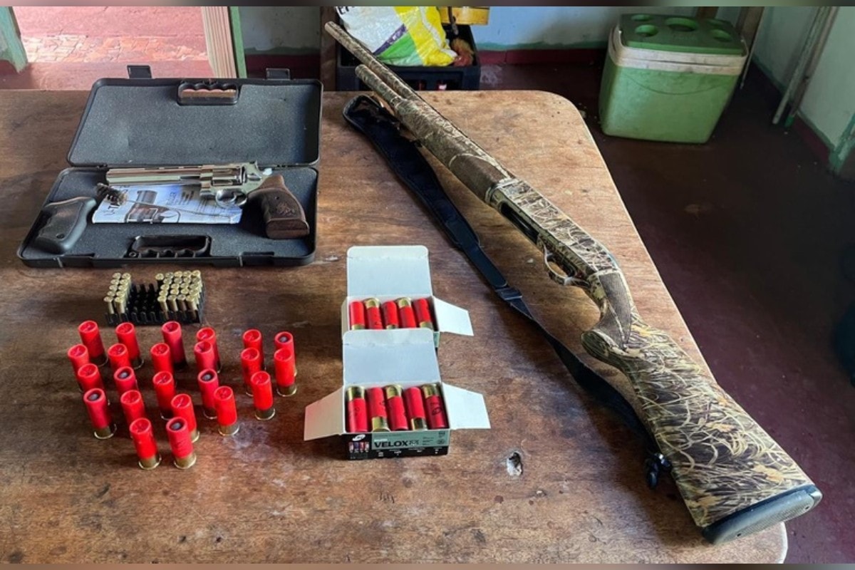 PF apreende armas com suspeito de fraudar registro de CAC