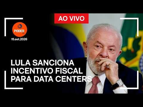 Ao vivo: Lula sanciona incentivo fiscal para data centers