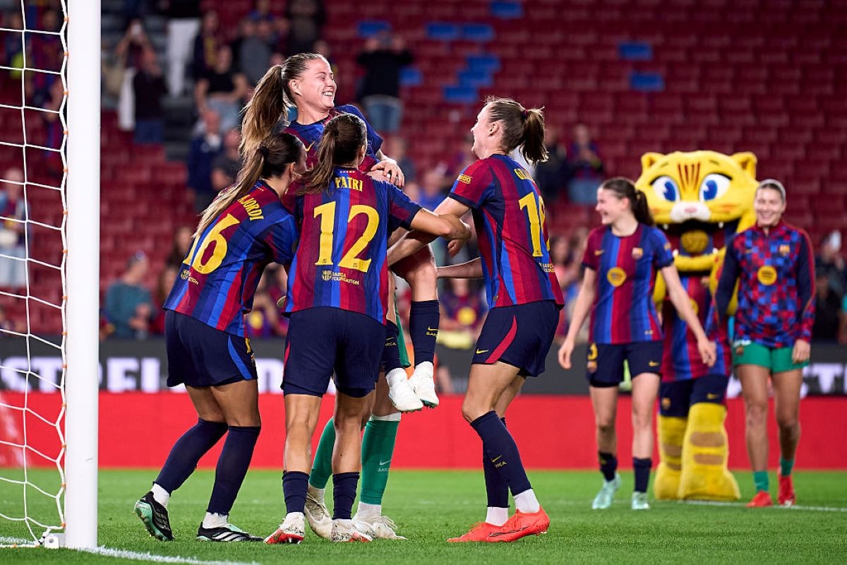 No El Clássico Feminino, Barcelona goleia o Real Madrid por 7 x 0