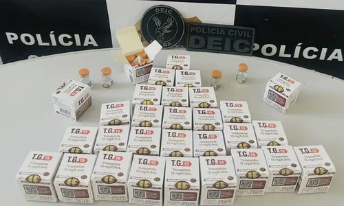 Polícia apreende carga ilegal de canetas emagrecedoras na Bahia
