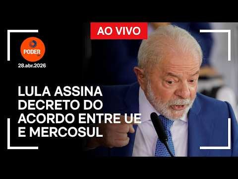 Ao vivo: Lula assina decreto do acordo entre Mercosul e UE