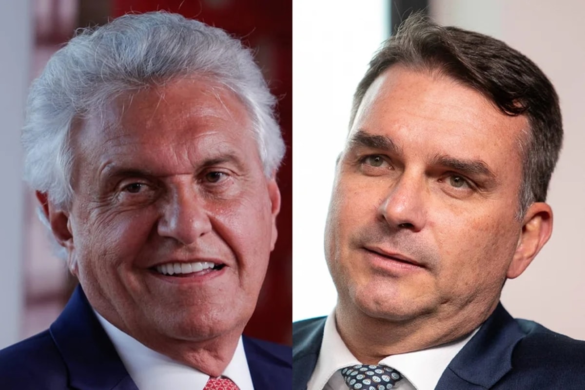 Caiado antecipa apoio a Flávio Bolsonaro em eventual segundo turno