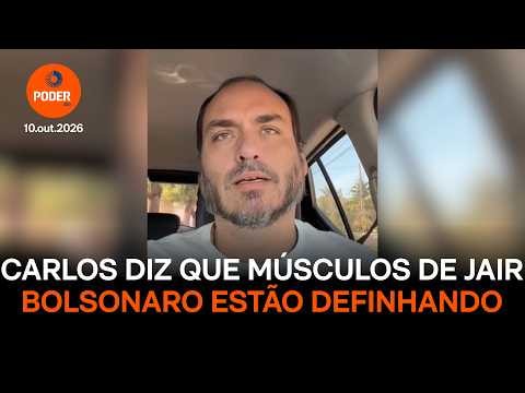 Carlos diz que Jair Bolsonaro está com “músculos mais frágeis”