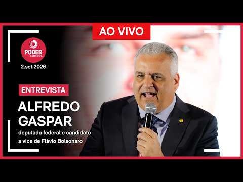 Ao vivo: Poder360 entrevista Alfredo Gaspar, vice na chapa de Flávio