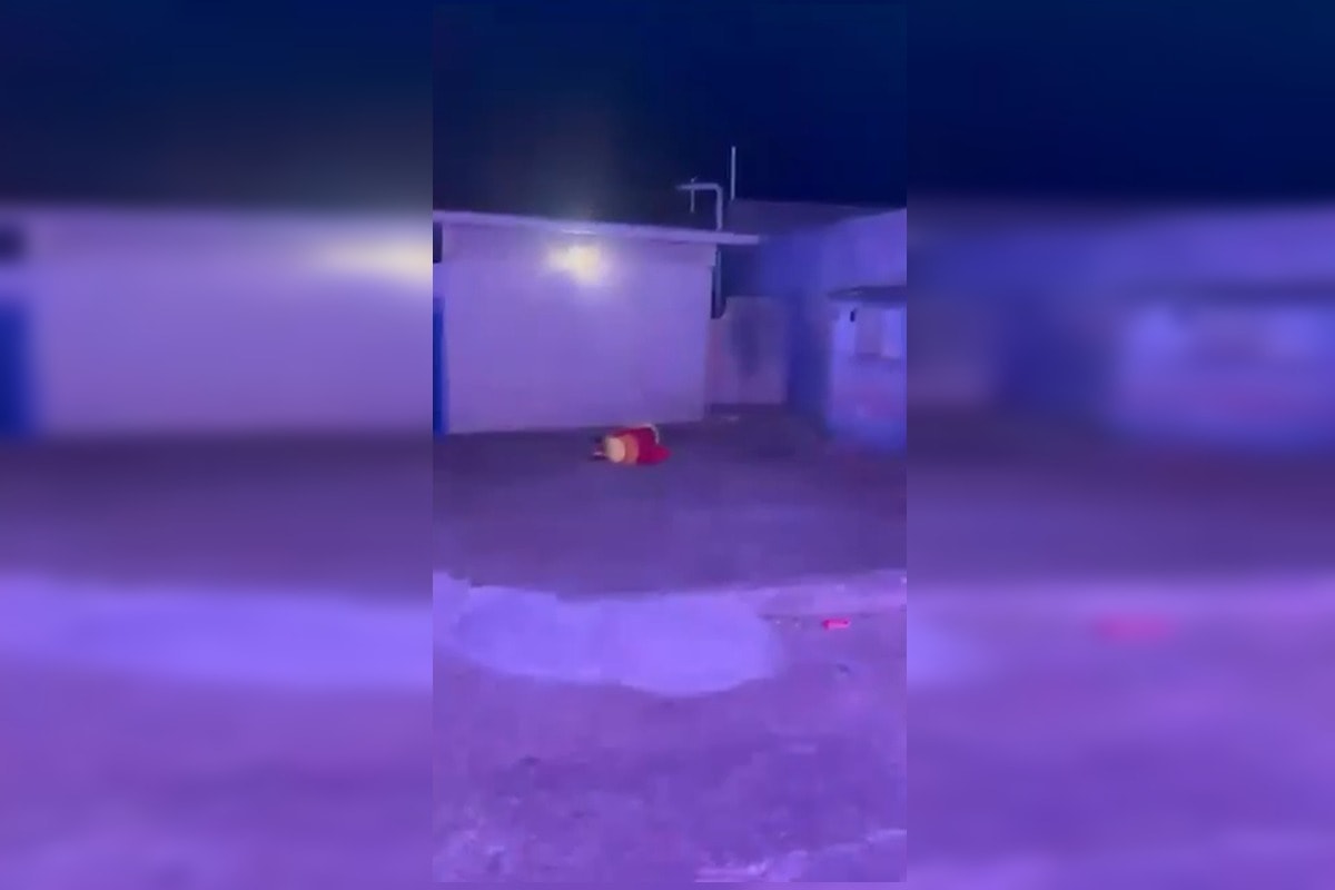 Integrante da Carreta Furacão cai de costas durante acrobacia no Entorno