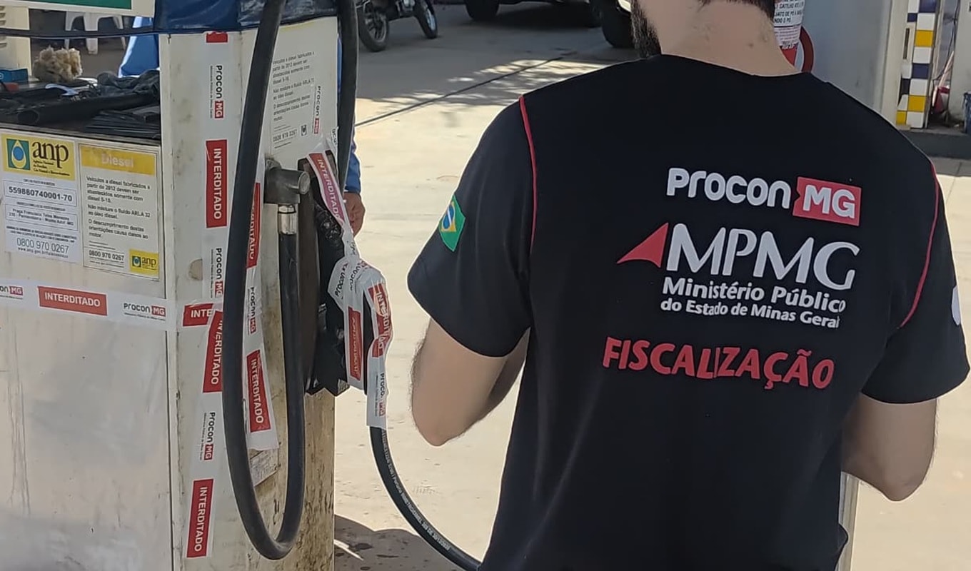 Em batida do Procon-MG em postos, metade tinha irregularidades