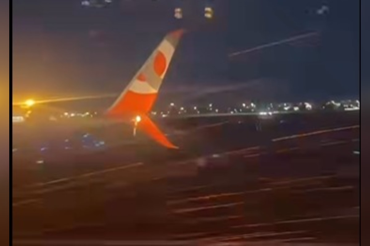 Motor de avião pega fogo durante decolagem e aeroporto de Goiânia é fechado
