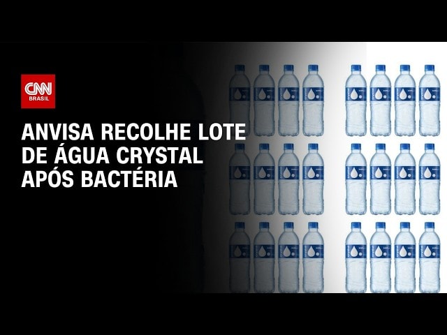 Água Mineral: O que diz a Crystal sobre bactéria encontrada em lote