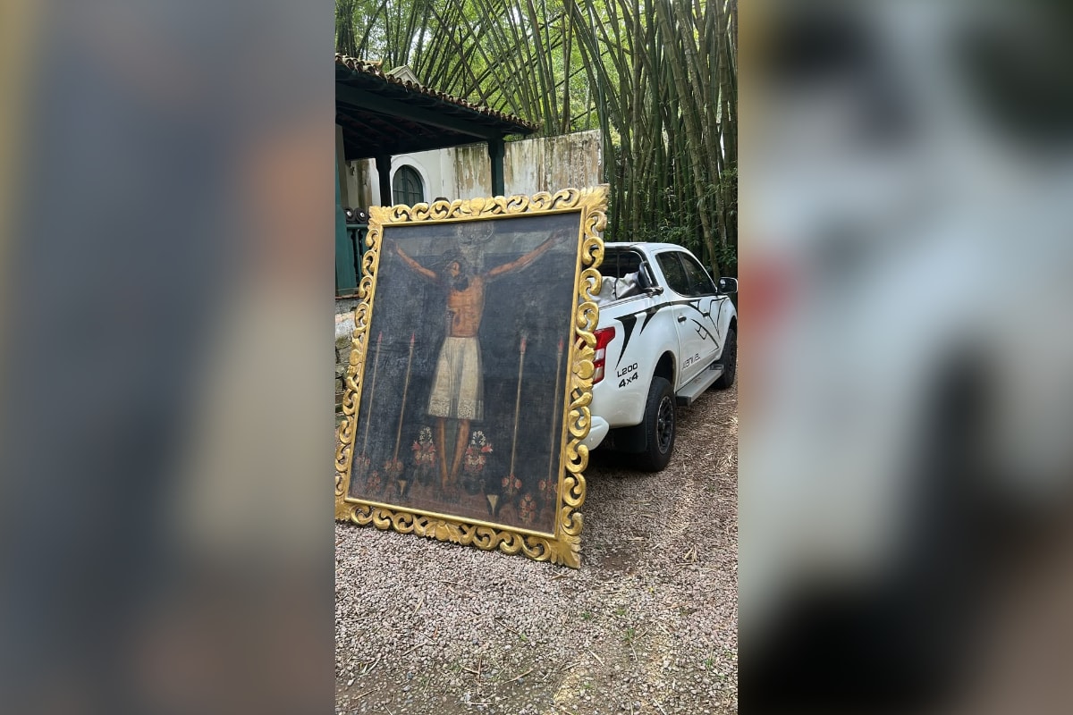 Obra de arte peruana é trazida para o Rio sem autorização e mobiliza PF