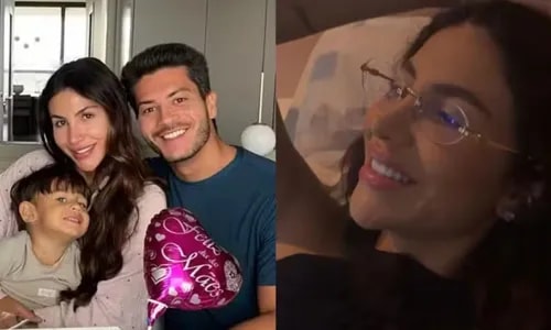 Arthur Aguiar e Jheny Santucci surgem em momento íntimo dias após separação