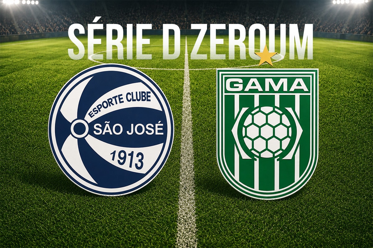 Série D ZeroUm: São José-RS e Gama-DF decidem quem sobe para a Série C