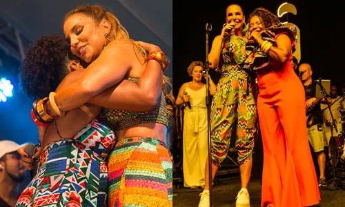 Margareth Menezes resgata fotos raras em aniversário de Ivete Sangalo