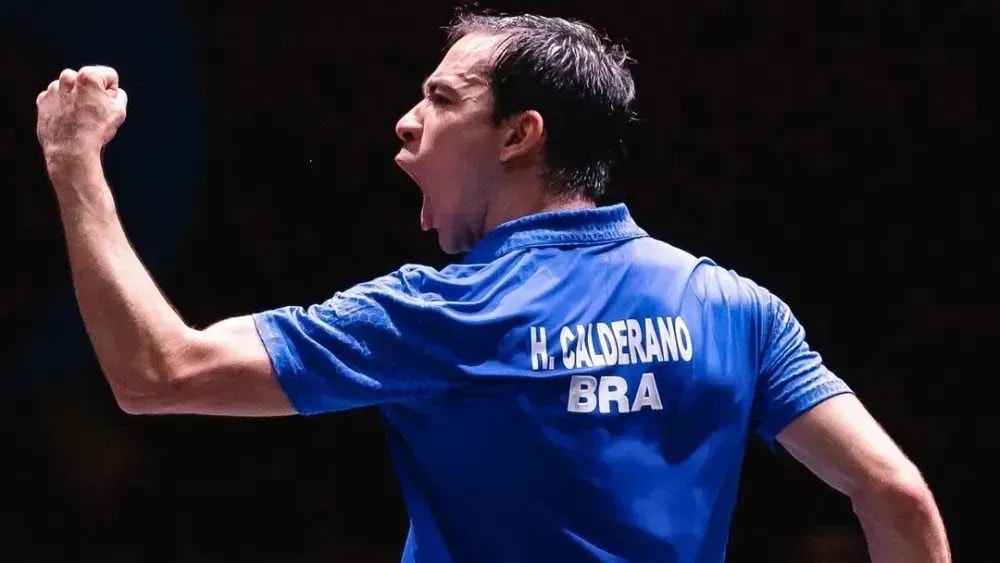 Calderano e Bruna Takahashi vencem na estreia do Mundial de Tênis de Mesa