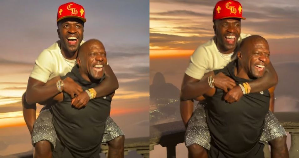 Vini Jr. treina com Terry Crews no Brasil e “convida” Haaland