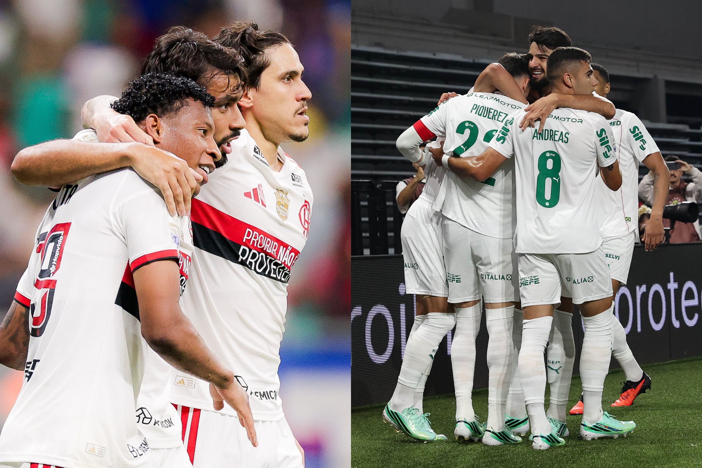Palmeiras e Flamengo vencem na rodada e esquentam reta final do Brasileirão