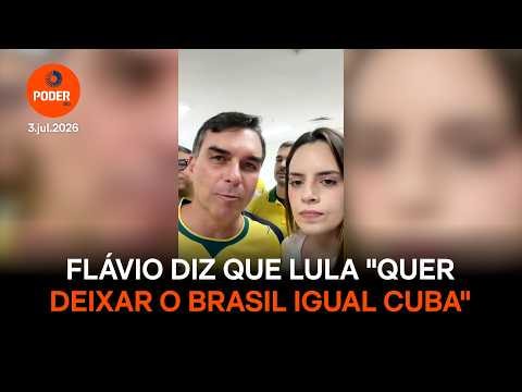 Flávio Bolsonaro diz que Lula “quer deixar o Brasil igual a Cuba”