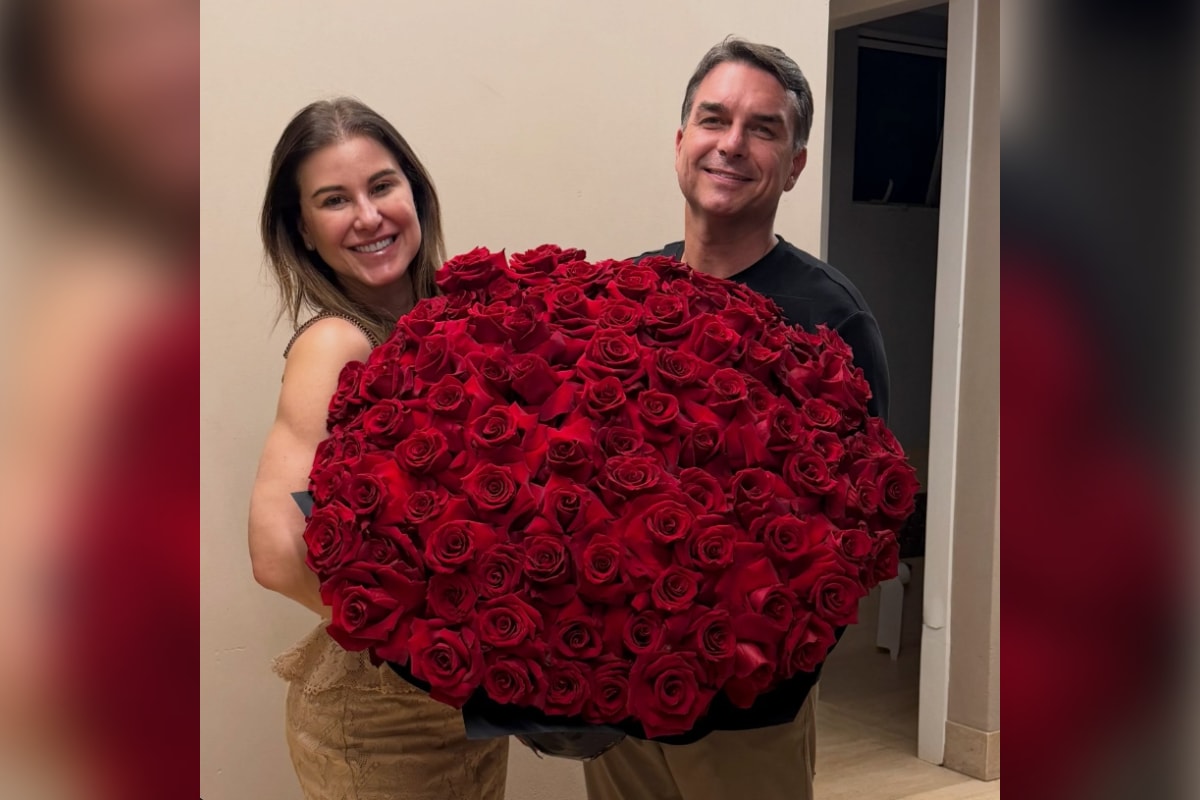 Flávio cancela participação em live para comemorar aniversário da esposa