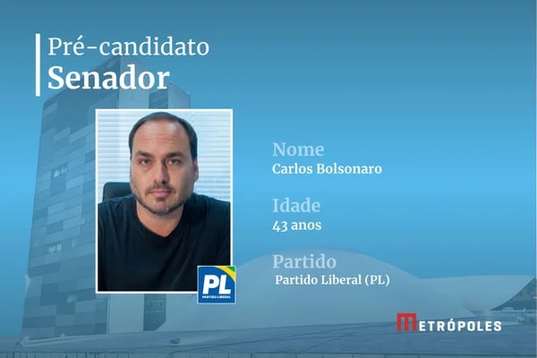 PL confirma Carlos Bolsonaro e Carol De Toni para o Senado em SC