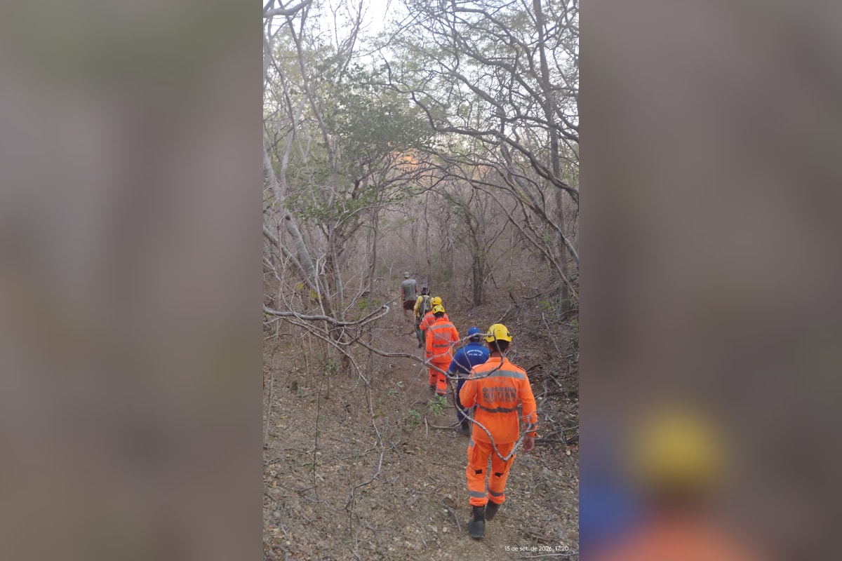 Bombeiros combatem incêndio florestal há 4 dias no Pico da Formosa, em MG