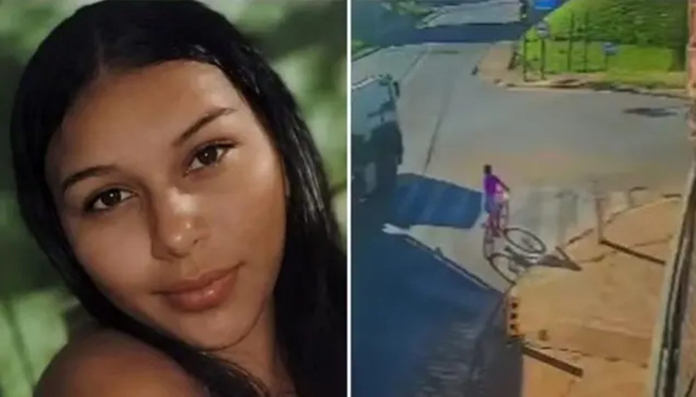 Adolescente morre atropelada por caminhão quando passeava de bicicleta