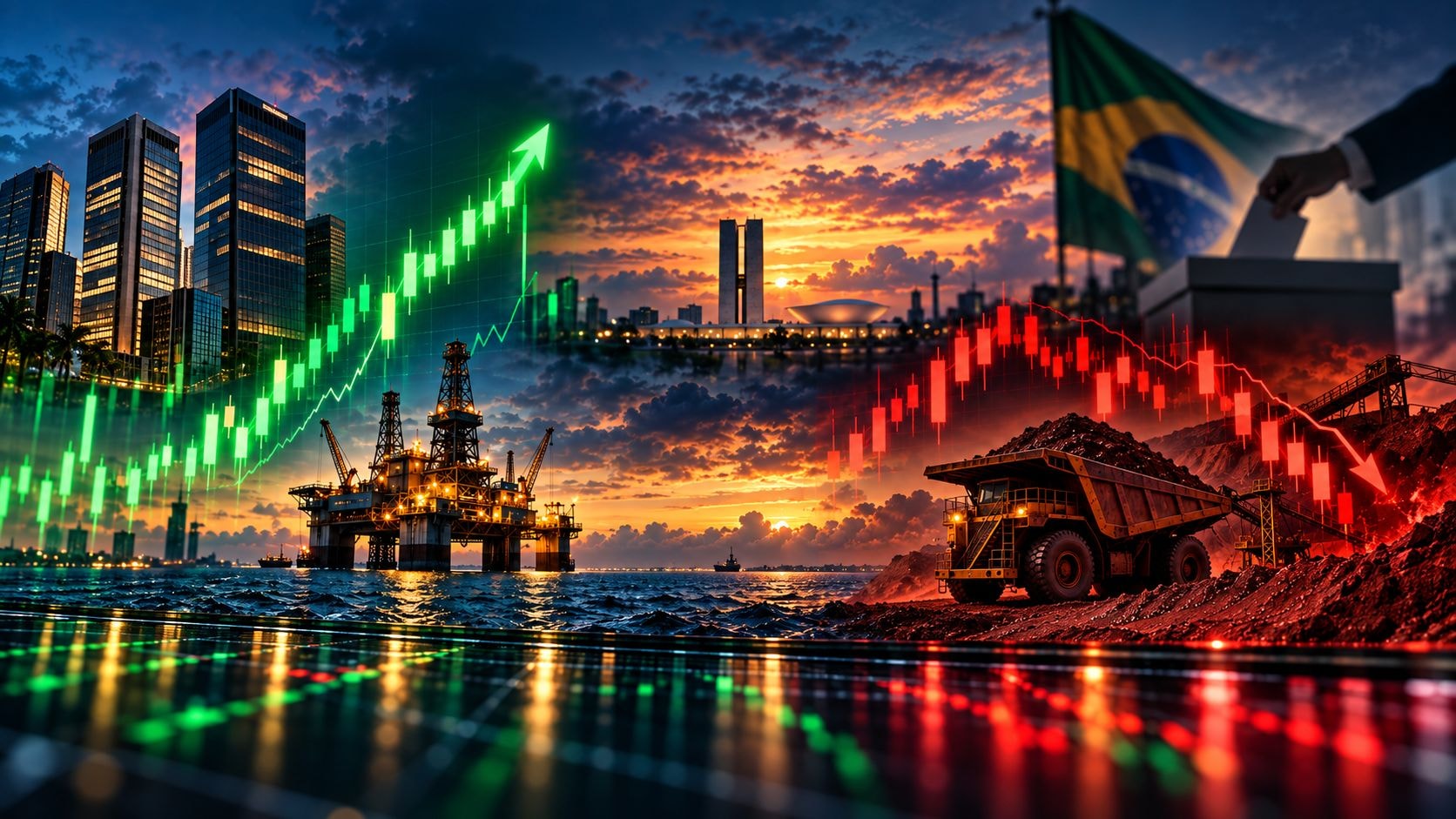 Opções de Itaú, BB e Petrobras disparam após eleição; Vale cai até 57%