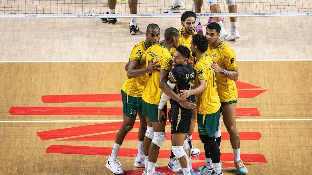 Brasil perde para EUA e segue fora da zona de classificação na VNL