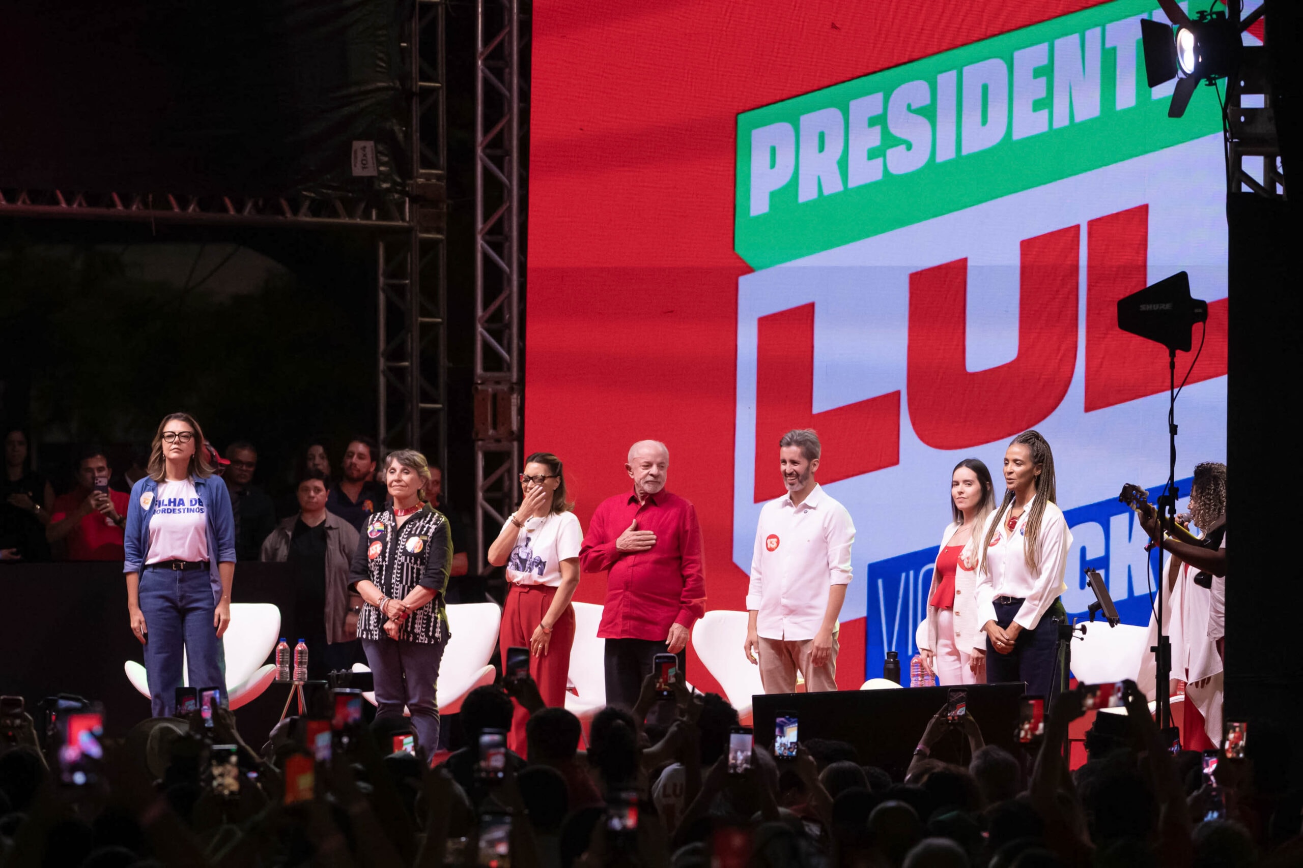TSE: Nunes Marques proíbe painéis de LED em comícios da campanha de Lula