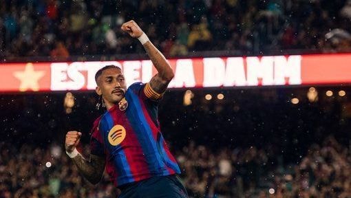 Barcelona: Raphinha tem números absurdos em início de temporada avassalador