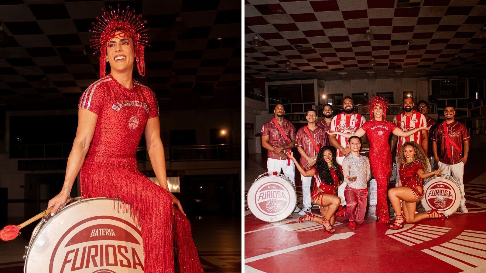 Carnaval 2027: Zeca Pagodinho e Marisa Monte visitam barracão da Portela
