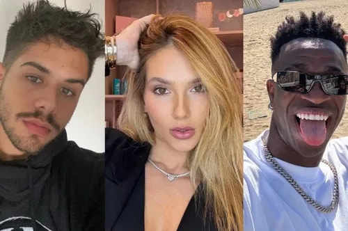 Zé Felipe 'atropela' Vini Jr em foto de Virginia e web não perdoa