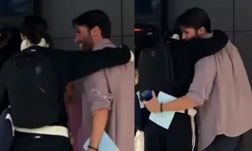 Ivete Sangalo abraça ex-marido, Daniel Cady, e faz apelo a fotógrafos