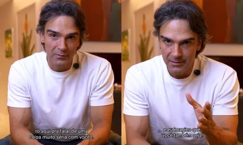 Tadeu Schmidt revela vício e faz pedido íntimo nas redes sociais