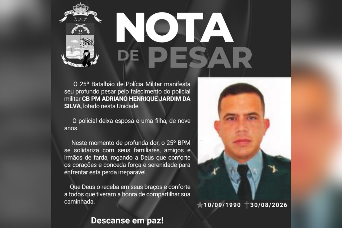 Cabo da PM morre após viatura ser atacada a tiros durante operação no Rio