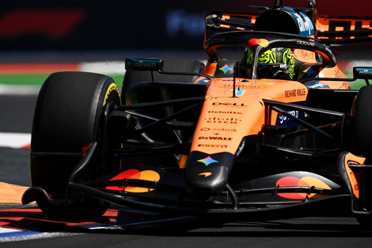 F1: Norris lidera último treino no México; Bortoleto não registra tempo