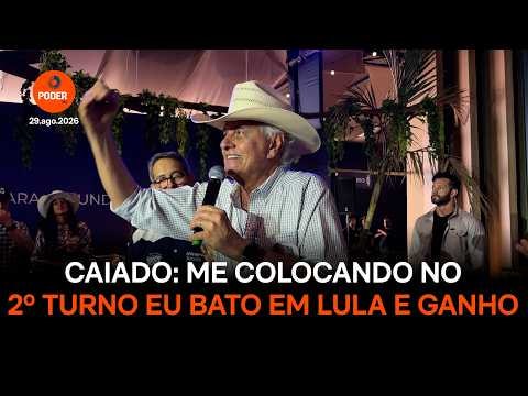 “Me colocando no 2º turno eu bato Lula e ganho”, diz Caiado