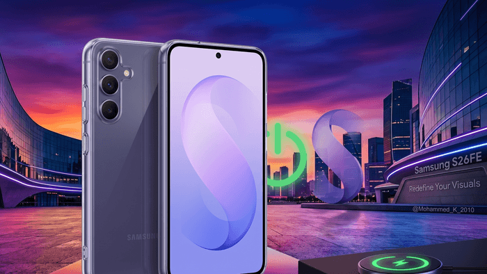 Novo vazamento revela papel de parede oficial do Galaxy S26FE