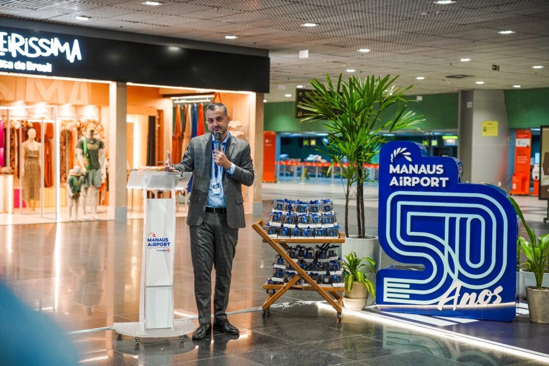 Manaus Airport celebra 50 anos de história com exposição itinerante