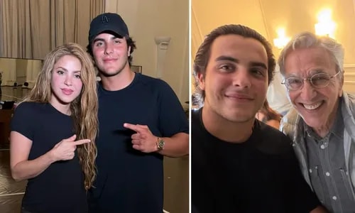 Filho de Ivete Sangalo mostra bastidores de show histórico de Shakira