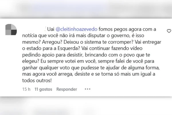 Cleitinho decepciona apoiadores: "Vai deixar Minas para a esquerda?"