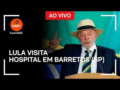 Ao vivo: Lula visita hospital em Barretos